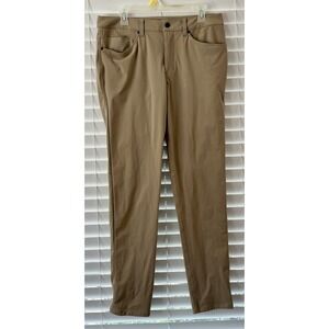 Lululemon Men's ABC Slim Fit 5-pocket Khaki Artifact Size 34 X 31